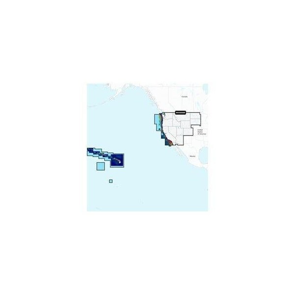Garmin Navionics Vision+ U.S. West - Inland And Coastal Marine Charts Nvus008R GAR010-C1292-00 - main